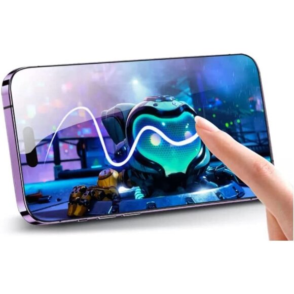 iPhone 14 Pro Max Screen Protector 2 pack tempered glass 9H NEW - Picture 3 of 5